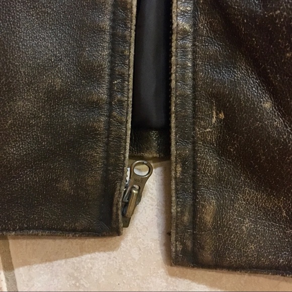 Brown Leather Jacket - Picture 7 of 10